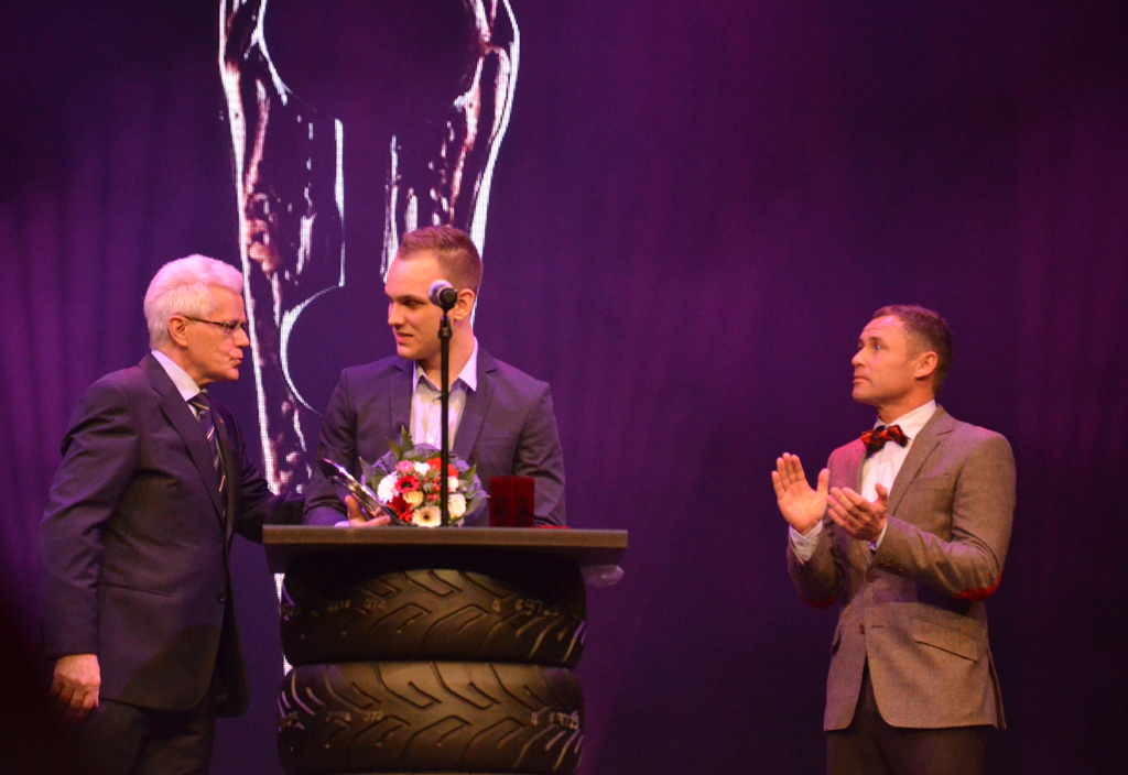 Marco Sørensen ved Dansk Motorsports Award
(Foto: Motorsporten.dk)